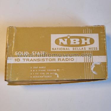 Solid State 10 Transistor JA1012; NBH National Bellas (ID = 3030342) Radio