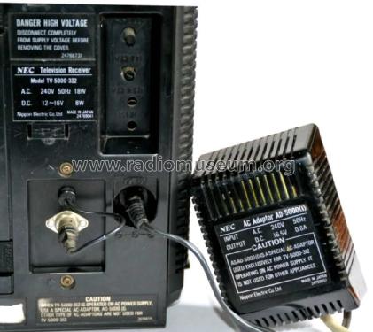 Television & FM AM Radio - IC Transistor Portable 5000-312; NEC Corporation, (ID = 2600262) TV-Radio