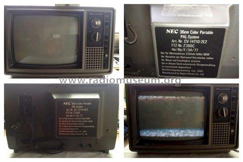 Color Portable PAL-System 36 cm CV-14T10-2E2; NEC Corporation, (ID = 1507829) Television