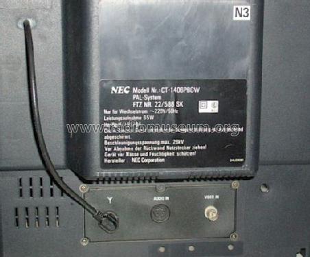 CT-1406PBGW; NEC Corporation, (ID = 697763) Fernseh-E