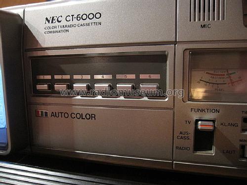 CT-6000; NEC Corporation, (ID = 1620185) TV Radio