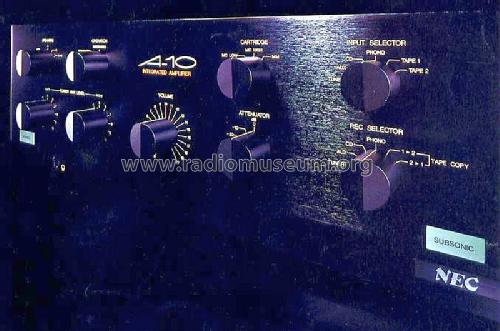 Integrated Amplifier A-10; NEC Corporation, (ID = 645947) Ampl/Mixer