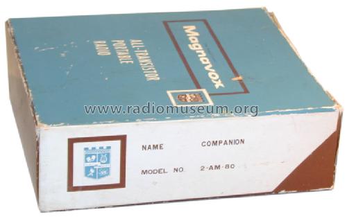 Companion 2-AM-80 Ch= AM80; Magnavox Co., (ID = 790888) Radio