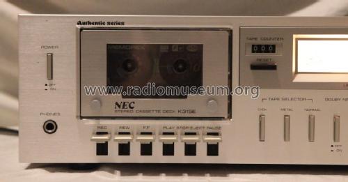 Stereo Cassette Deck K-315E; NEC Corporation, (ID = 2329614) R-Player