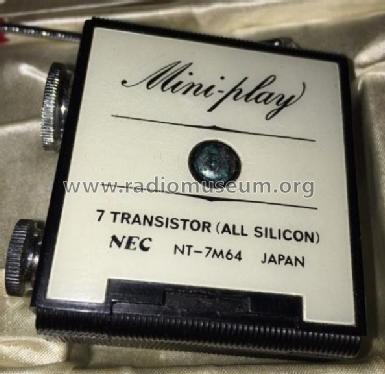 Mini-play 7 Transistor NT-7M64; NEC Corporation, (ID = 2061481) Radio