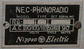 RG-101A; NEC Corporation, (ID = 736532) Radio