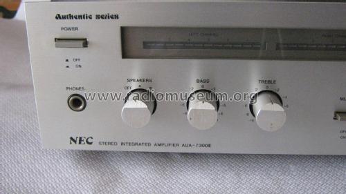 Stereo Integrated Amplifier AUA-7300E ; NEC Corporation, (ID = 1910189) Ampl/Mixer