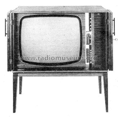 Farbfernsehstandgerät Körting 50783 825/964; Neckermann-Versand (ID = 1496144) Television