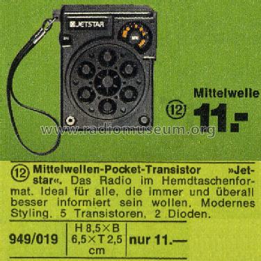Jetstar 949/019; Neckermann-Versand (ID = 769364) Radio