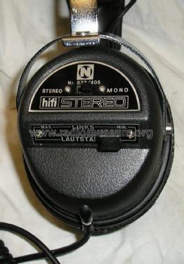 Kopfhörer hifi Stereo 832/405; Neckermann-Versand (ID = 1701741) Speaker-P