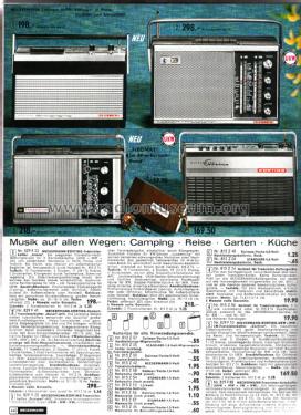 Körting Konzert Transistor Basel 829 F41; Neckermann-Versand (ID = 2142298) Radio