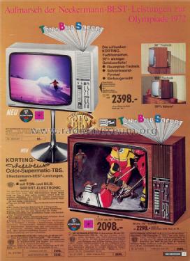 Körting Weltblick-Color-Supermatic-TBS 671/975; Neckermann-Versand (ID = 778471) Television