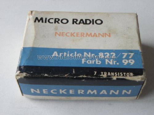 Micro Radio 7 Transistor Nr. 822/77; Neckermann-Versand (ID = 1622641) Radio