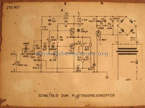 Plattenspielerkoffer 272 807; Neckermann-Versand (ID = 1736162) R-Player
