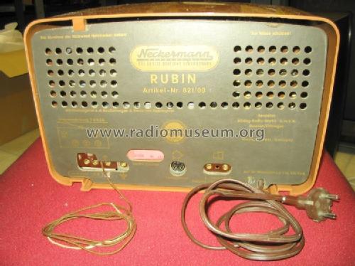 Rubin 21030 Art. Nr. 821/00; Neckermann-Versand (ID = 381124) Radio