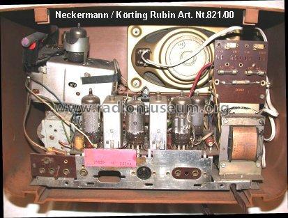Rubin 21030 Art. Nr. 821/00; Neckermann-Versand (ID = 40700) Radio