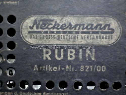 Rubin 21030 Art. Nr. 821/00; Neckermann-Versand (ID = 602340) Radio