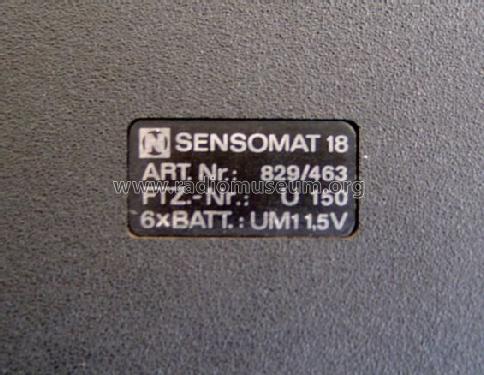 Sensomat 18 Art. Nr. 829/463; Neckermann-Versand (ID = 1479734) Radio