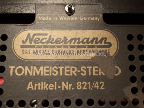 Tonmeister-Stereo 21530 Art. Nr. 821/42; Neckermann-Versand (ID = 1675669) Radio