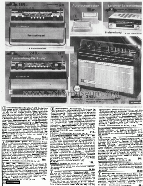 Transistor-Autokoffer Art.-Nr. 829/897 Südfunk-Nr. K952907; Neckermann-Versand (ID = 2630511) Radio