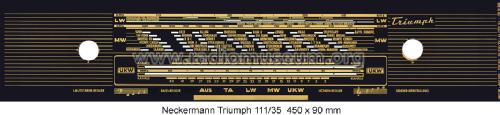 Triumph 3D 111/30; Neckermann-Versand (ID = 1593201) Radio