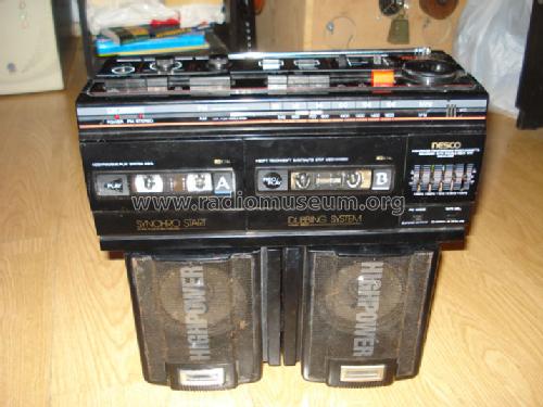 Natural Sound Highpower FM Stereo/AM Radio Cassette Recorder PRC-60E; Nesco Manufacturing (ID = 1010502) Radio