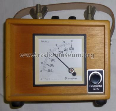 Amperemeter-Voltmeter AVAM 2; Neuberger, Josef; (ID = 1463407) Equipment