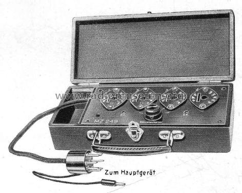 Röhrenprüf-Zusatzgerät MZ249; Neuberger, Josef; (ID = 1297841) Equipment
