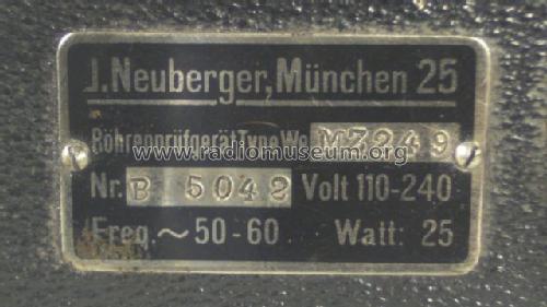 Röhrenprüfgerät WE246; Neuberger, Josef; (ID = 1540893) Equipment