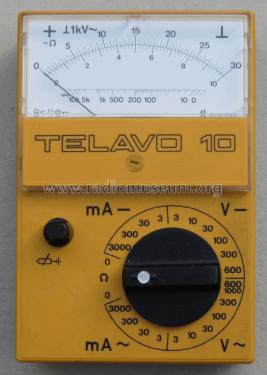 Analog-Multimeter Telavo 10; Neuberger, Josef; (ID = 2624218) Equipment