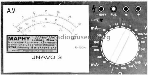 Unavo 3; Neuberger, Josef; (ID = 385213) Equipment