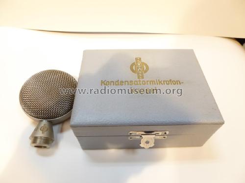 Kondensatormikrofonkapsel M9; Neumann & Co, Georg; (ID = 2609351) Microphone/PU