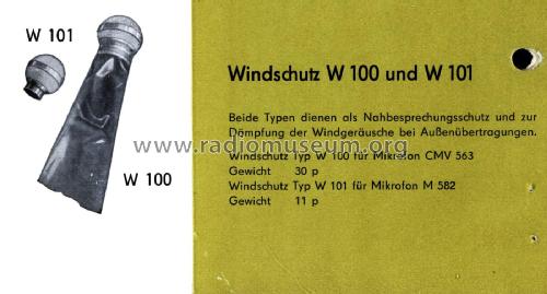 Mikrofon-Windschutz W101; Neumann & Co, Georg; (ID = 2739172) Misc