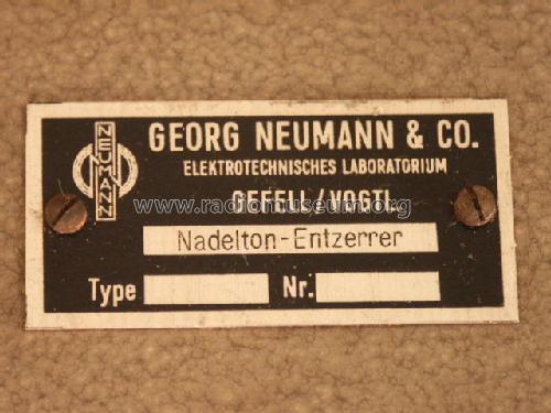 Nadelton-Entzerrer ; Neumann & Co, Georg; (ID = 334354) Ampl/Mixer