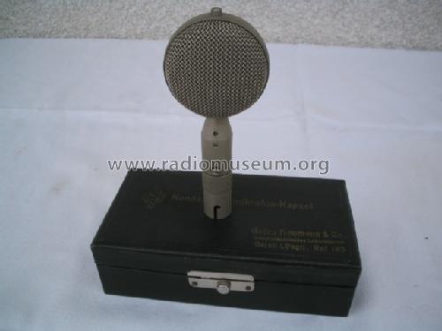 Kondensatormikrofonkapsel M7; Neumann & Co, Georg; (ID = 98565) Microphone/PU