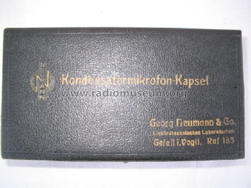 Kondensatormikrofonkapsel M7; Neumann & Co, Georg; (ID = 98566) Microphone/PU