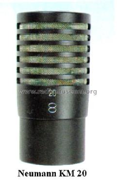 KM20; Neumann, Georg, (ID = 56025) Microphone/PU