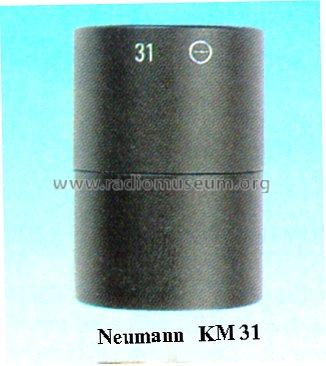 KM31; Neumann, Georg, (ID = 56027) Microfono/PU