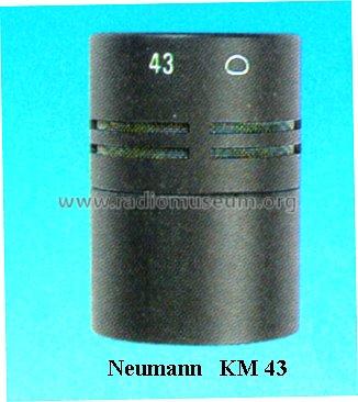 KM43; Neumann, Georg, (ID = 56029) Microphone/PU