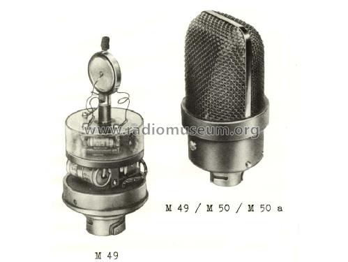 Kondensator-Mikrofon M49; Neumann, Georg, (ID = 809544) Microphone/PU