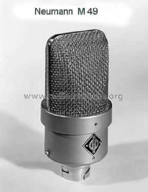 Kondensator-Mikrofon M49; Neumann, Georg, (ID = 56729) Microfono/PU
