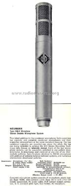 Stereomikrophon SM2c; Neumann, Georg, (ID = 2374886) Microphone/PU