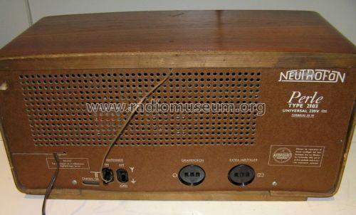 Perle 2103; Neutrofon Poul (ID = 994629) Radio