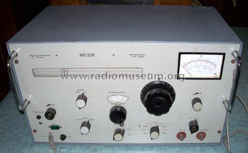 AM-Meßsender MS 205; Neuwirth, Dipl.-Ing. (ID = 2330673) Equipment