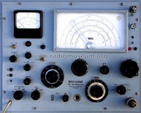 FM-AM Messsender MS 5/U 150F; Neuwirth, Dipl.-Ing. (ID = 1372913) Equipment