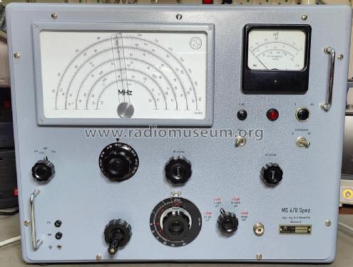 Messsender MS 4/U Spez.; Neuwirth, Dipl.-Ing. (ID = 2981021) Equipment