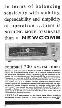 Compact 200; Newcomb Audio (ID = 2986460) Radio