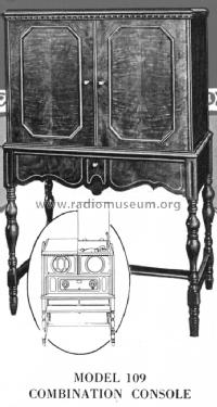 109 combination console ; Newcombe-Hawley; St. (ID = 1056905) Parleur