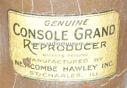 Console Grand Reproducer ; Newcombe-Hawley; St. (ID = 1606787) Speaker-P