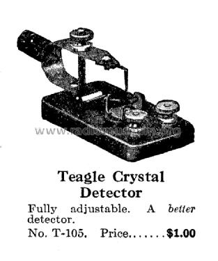 Teagle Crystal Detector No. T-105; Newman-Stern Co., (ID = 1000421) Radio part